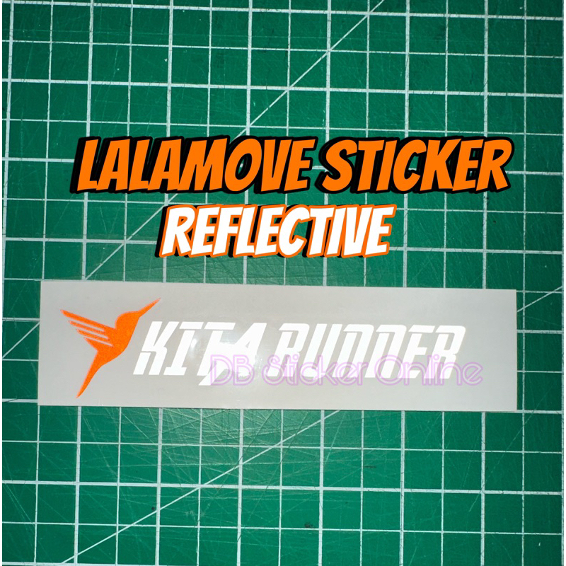 Sticker Motor Runner Lalamove Reflective Shopee Malaysia