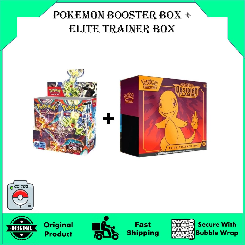 ORIGINAL POKEMON CARDS BOOSTER BOX/ELITE TRAINER BOX Shopee Malaysia