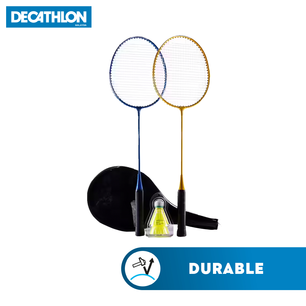 Decathlon Badminton Racket Set BR100 Adult (Beginner) Perfly Shopee Malaysia