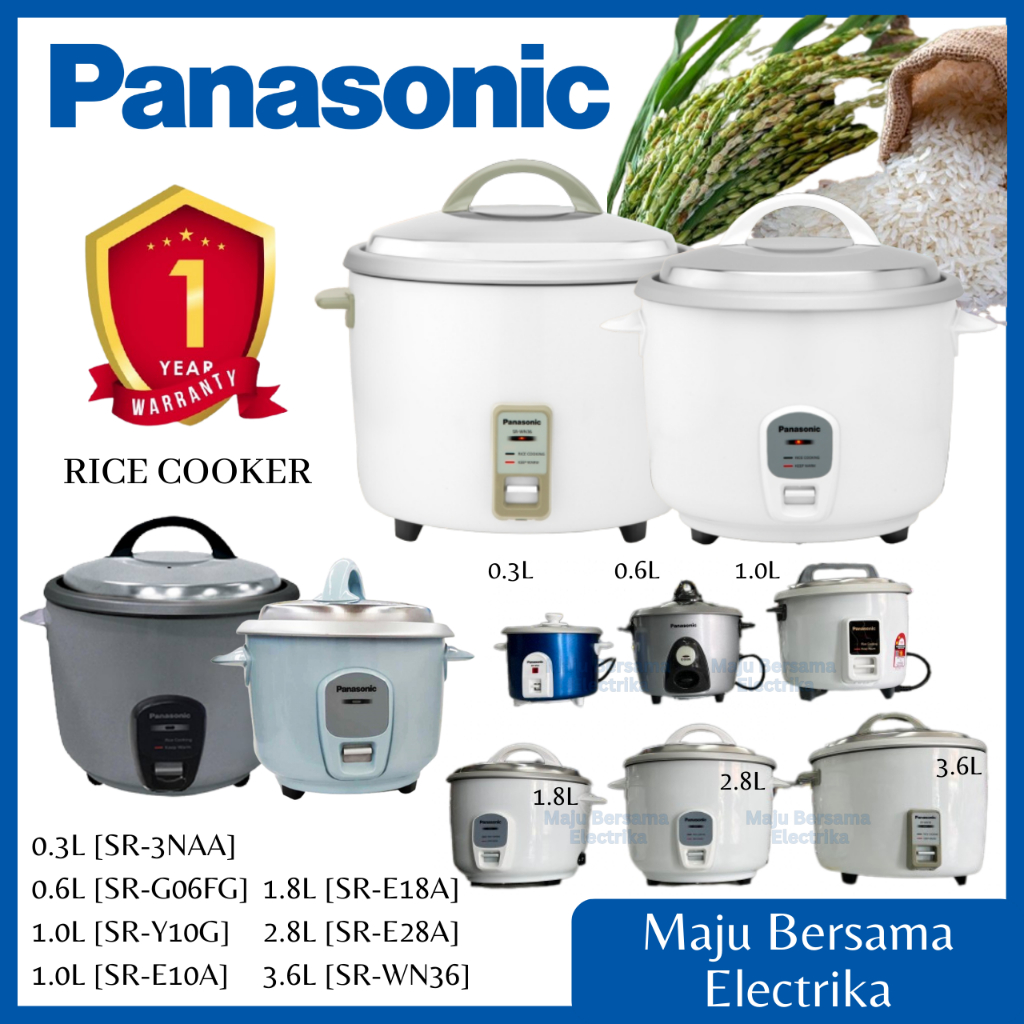 Panasonic Rice Cooker_电饭煲_Periuk Nasi [SR3NAA/SRG06FG/SRY10G/SRE10A