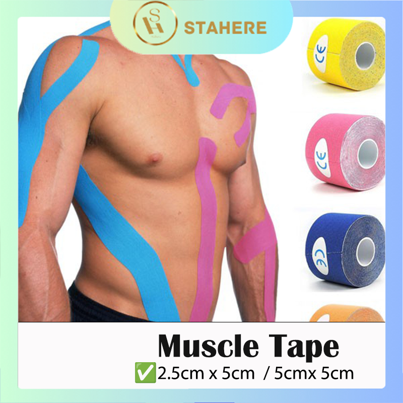 Kinesiology Sport Elastic Tape Physio Strapping Muscle Tape Pain Care ...