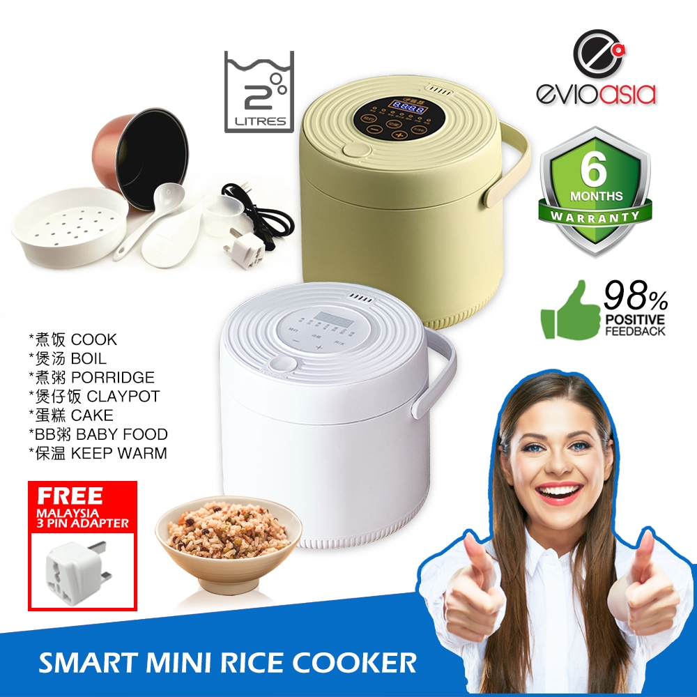 Automatic Smart Touch Mini Multifunction Rice Cooker Cooking Pot 2.0L ...