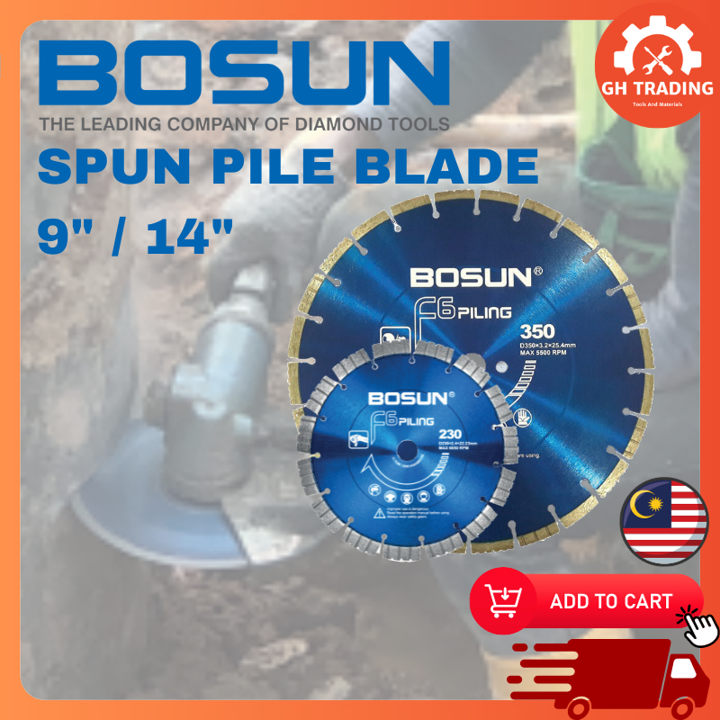 BOSUN Concrete Pile Disc Cutting Wheel 9