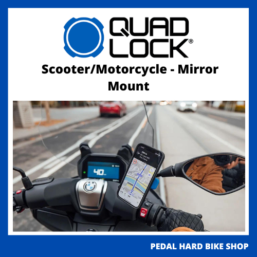 QUAD LOCK Scooter/Motorcycle Mirror Mount Shopee Malaysia