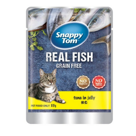 Snappy Tom Pouch Cat Food (85g) - Beef   Lamb   Chicken   Pilchard 