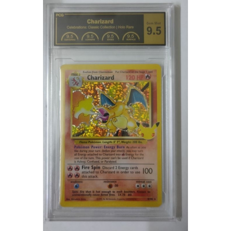 Charizard - 4/102 - Holo Rare (Classic Collection) Celebrations Classic  Collection Singles [PCG 9.5] | Shopee Malaysia
