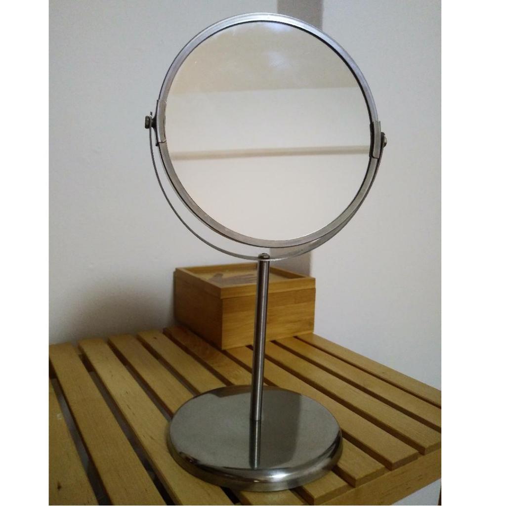 2 SIDED MIRROR TRENSUM MIRROR STAINLESS STEEL BATHROOM MIRROR MAKE UP