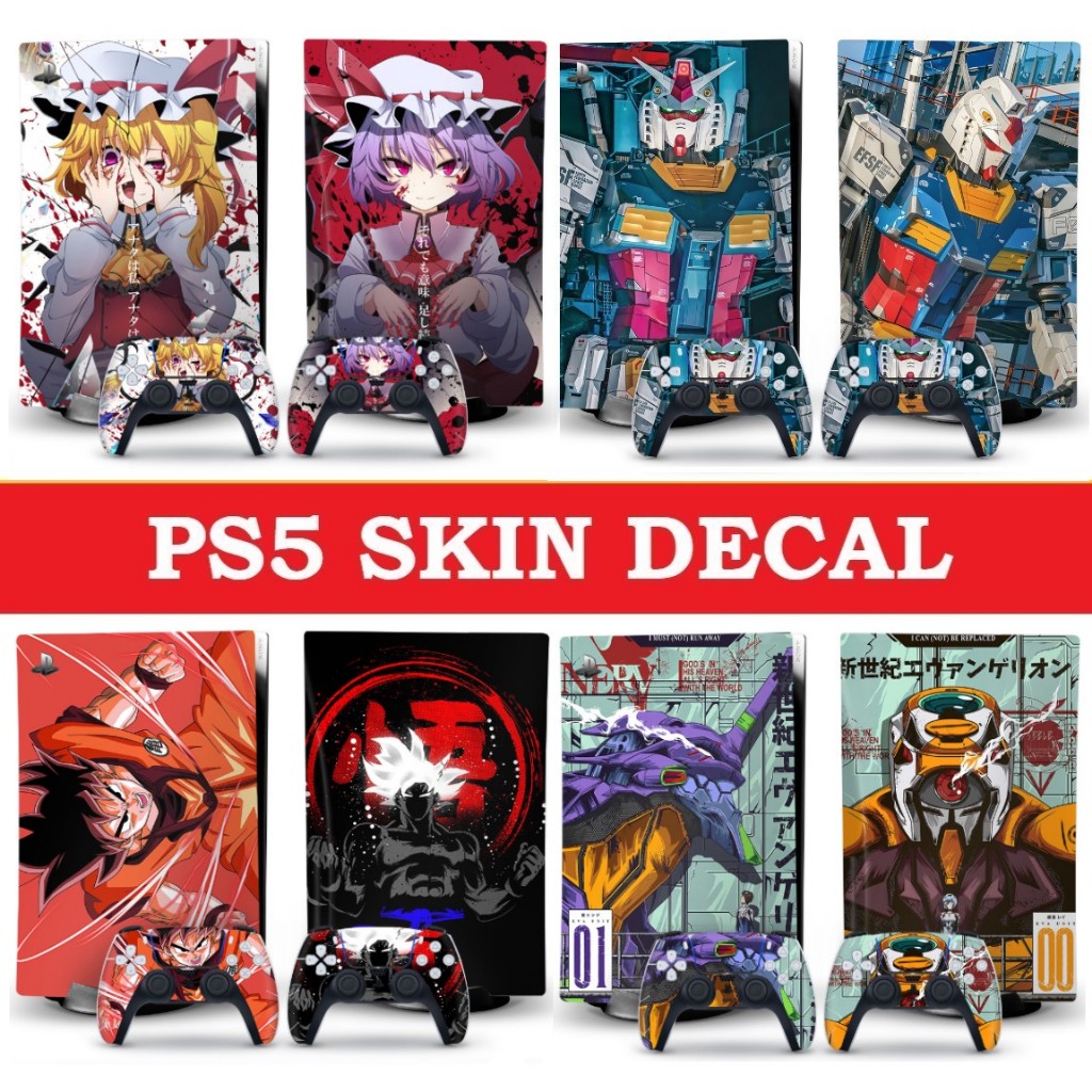 PS5 Playstation 5 Skin Decal Sticker (PS5 Fat Disc Version) | Shopee ...
