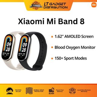 Original Xiaomi Mi Band 8 Smart Bracelet 1.62'' AMOLED Screen 150 Sport  Modes Blood Oxygen Fitness Tracking Bluetooth Smartband