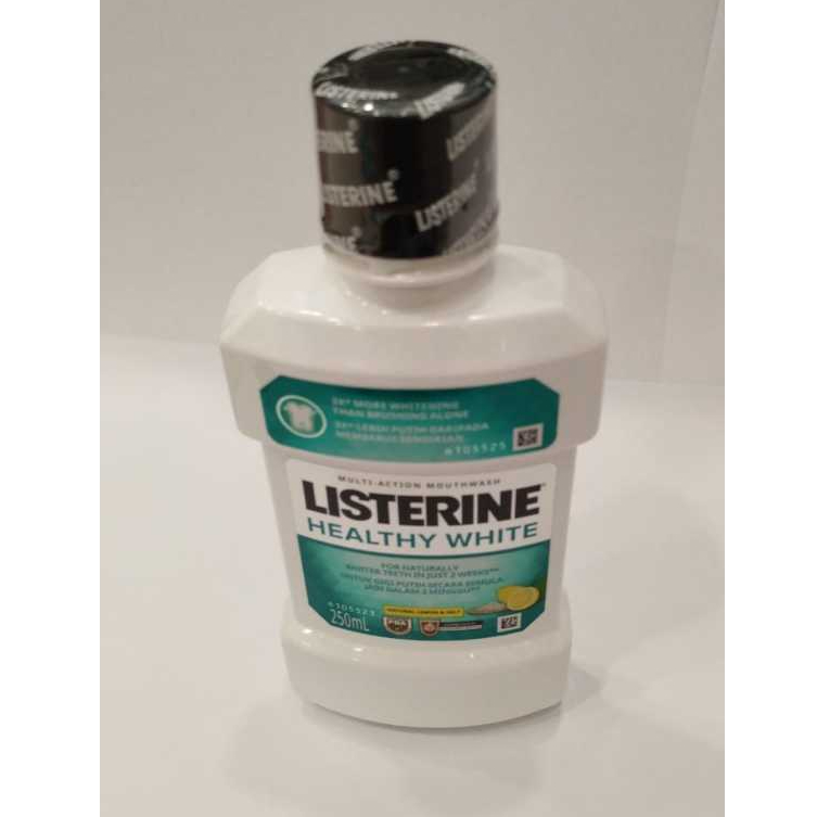 LISTERINE® HEALTHY WHITE 250ml Shopee Malaysia