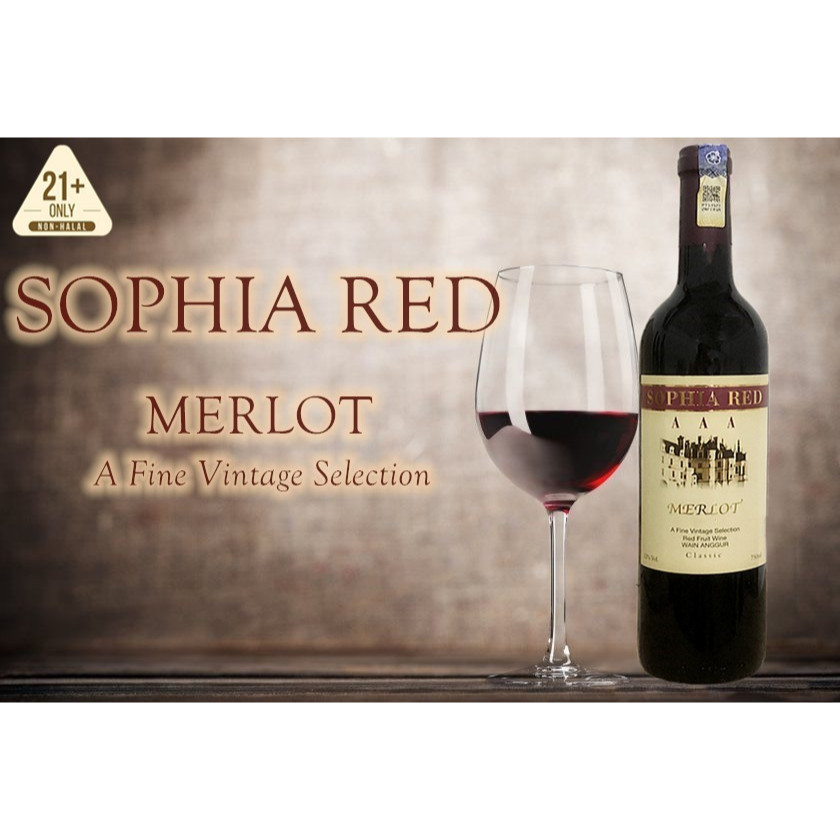 Sophia Red Merlot 750ml
