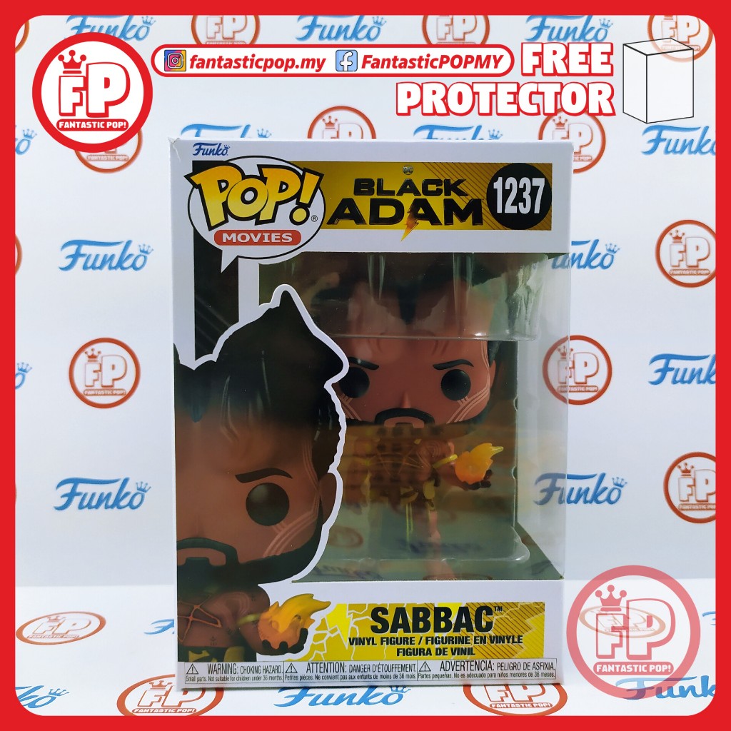 [IN STOCK] [RM45 FUNKO POP!] DC - Black Adam - Sabbac (1237) | Shopee ...