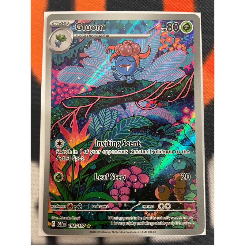 Pokemon TCG Obsidian Flames - Gloom (Illustration Rare) | Shopee Malaysia