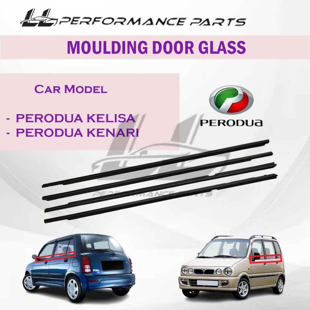 Original Perodua Kelisa / Kenari Door Moulding Lining Rubber Outer
