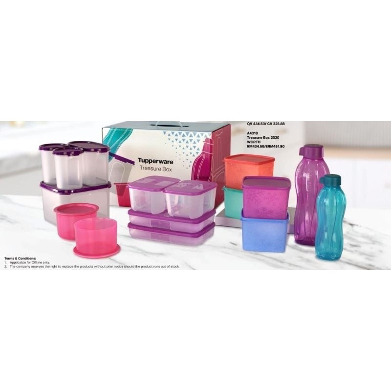 Tupperware Treasure Box 16pcs | Shopee Malaysia