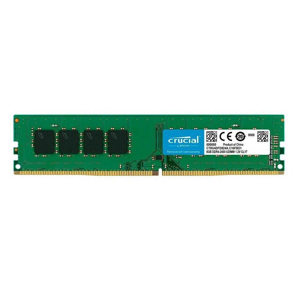 Crucial 8GB DDR4-2400/2133P Desktop UDIMM 1.2V CL17 Memory RAM | Shopee ...