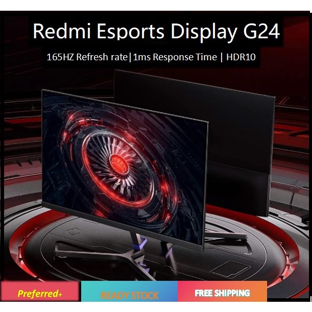 Xiaomi Redmi Esports Monitor G24 23.8inch /120%sRGB Wide Color/165Hz ...