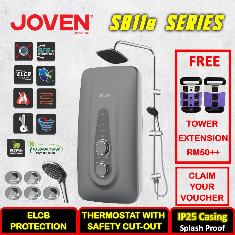 Joven Water Heater Pemanas Air SB11e SB11e-RS (Non-Pump) SB11 Series 5 ...