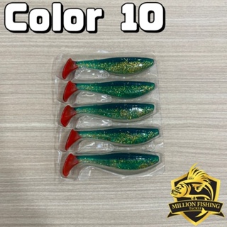 SOF030 Paddle POP】Silencer Paddle POP 4pcs/Baby Paddle POP 5pcs Killer Soft  Bait Zman Fishing lures T tail Umpan SP