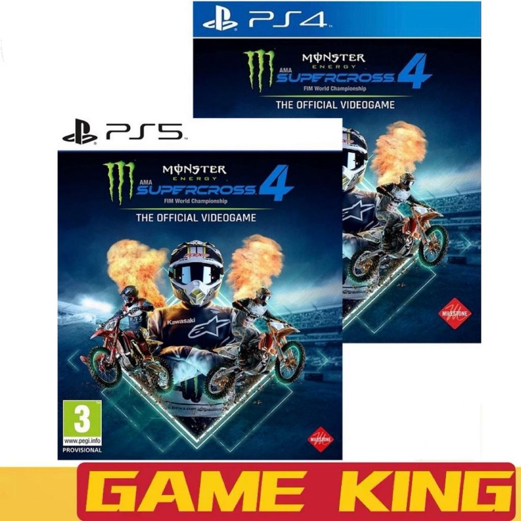 PS4 / PS5 Monster Energy Supercross 4 The Official Videogame (R2)(ENG ...