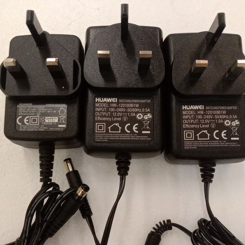 Original Huawei ZTE 12V 1A 3 pin HW120100B1W power adapter modem