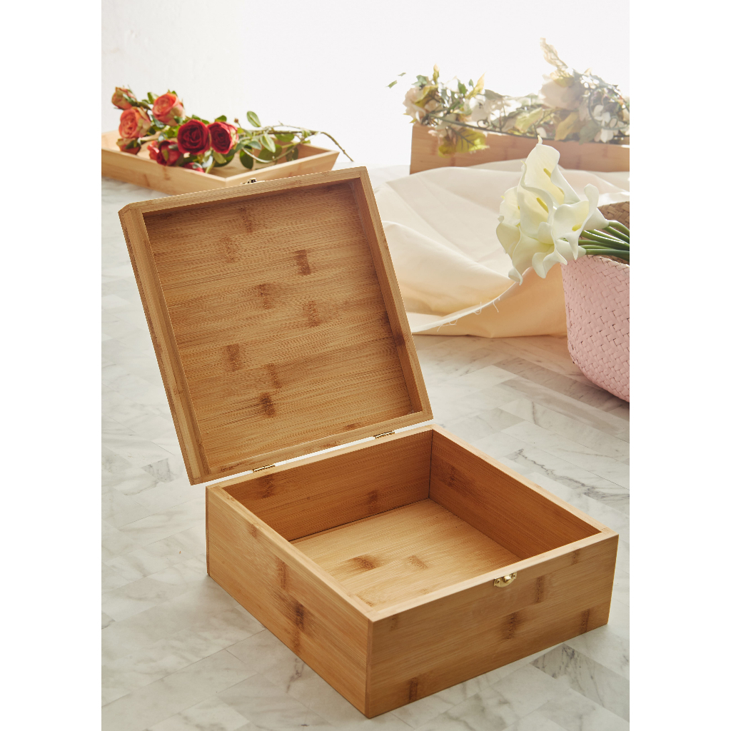 Clearance Stock!!! Bamboo Box/ Storage box Shopee Malaysia