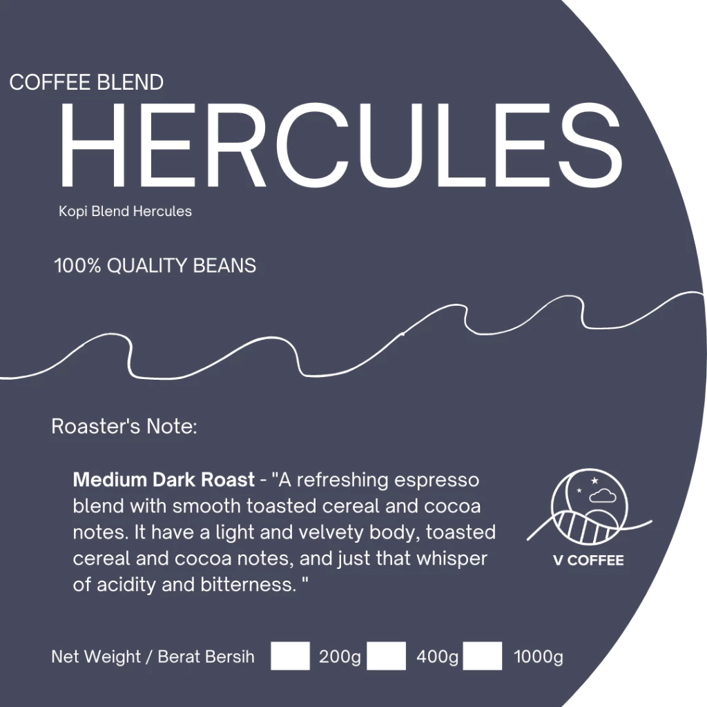 V Coffee Malaysia Hercules – specialty coffee beans Malaysia