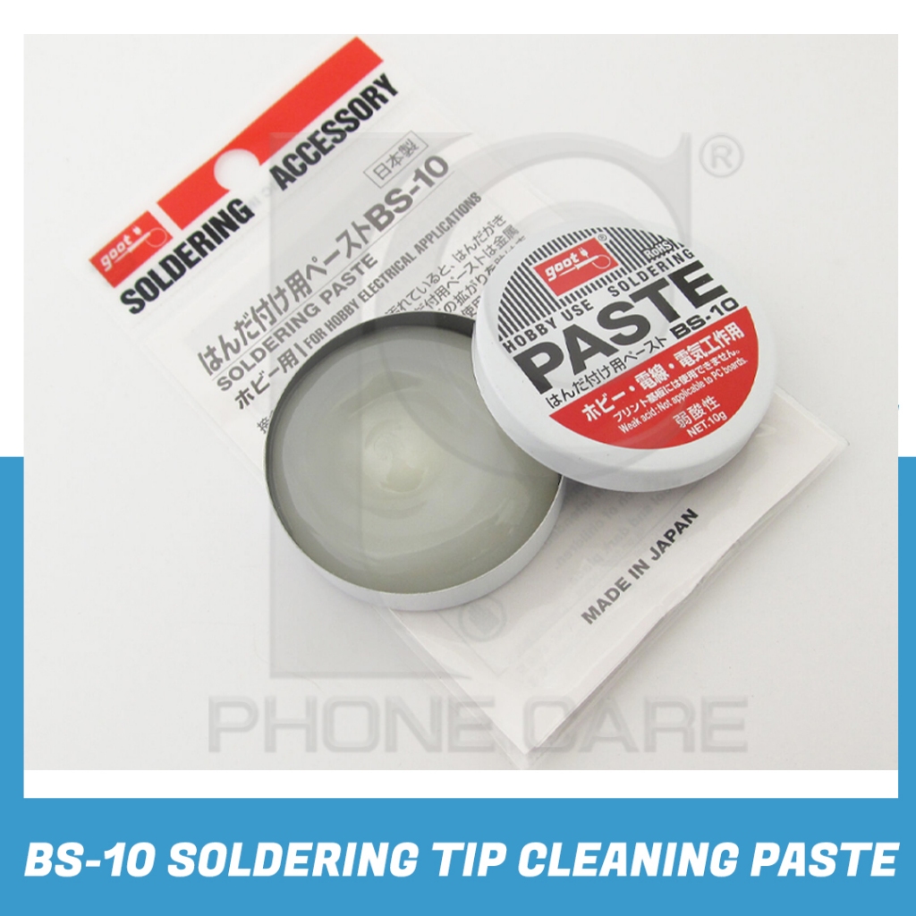GOOT BS10 10G SOLDERING PASTE FLUX SOLDER FLUX SOLDERING TIP CLEANING