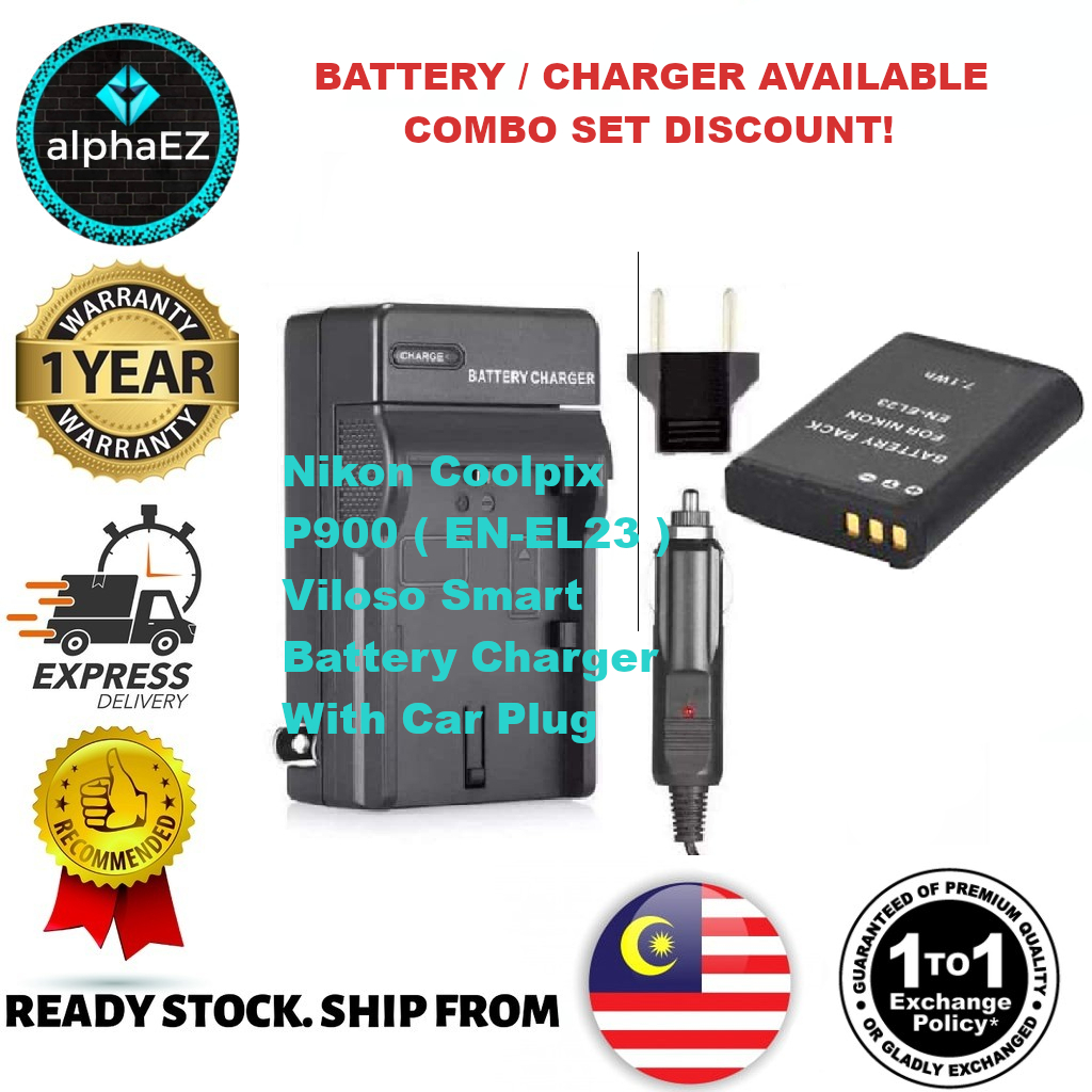 NIKON COOLPIX P900 CAMERA ( ENEL23 ) ENEL23 Viloso Smart Battery