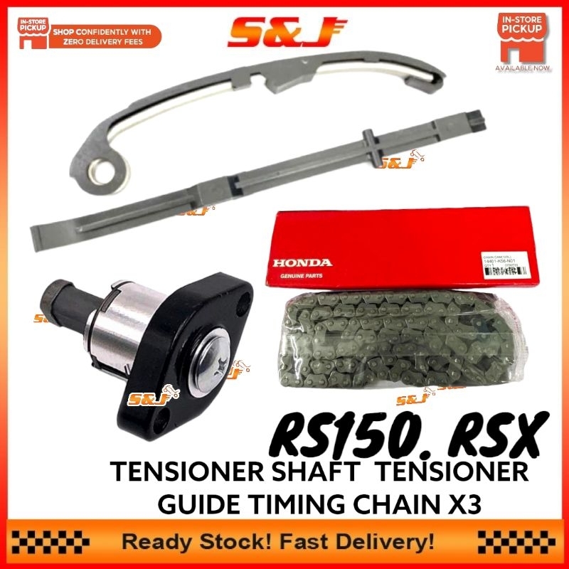 HONDA RS150 V1V2 RSX TENSIONER SHAFT TENSIONER GUIDE SET TIMING CHAIN