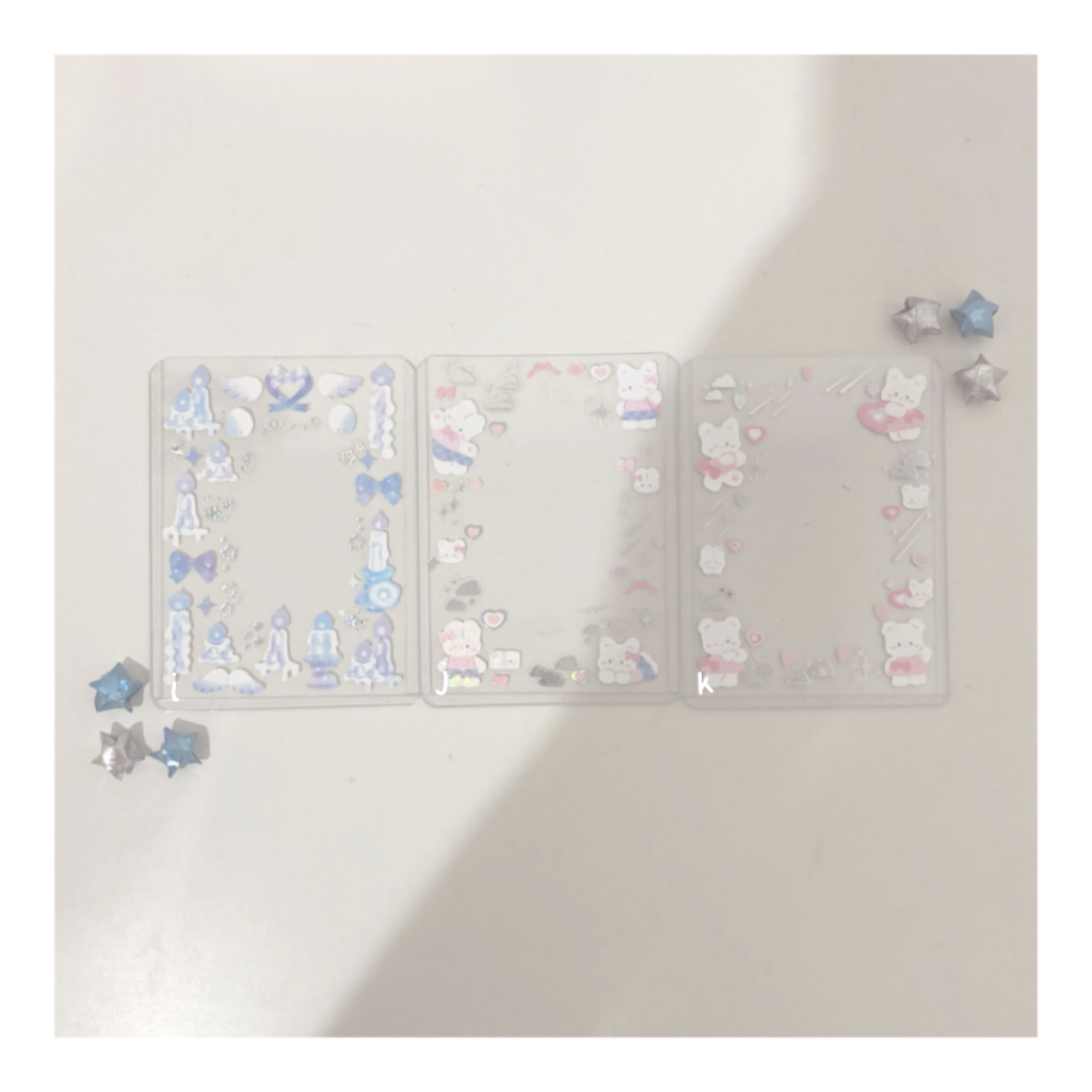 Kpop Decorated Pink, Blue Toploader Set | Shopee Malaysia
