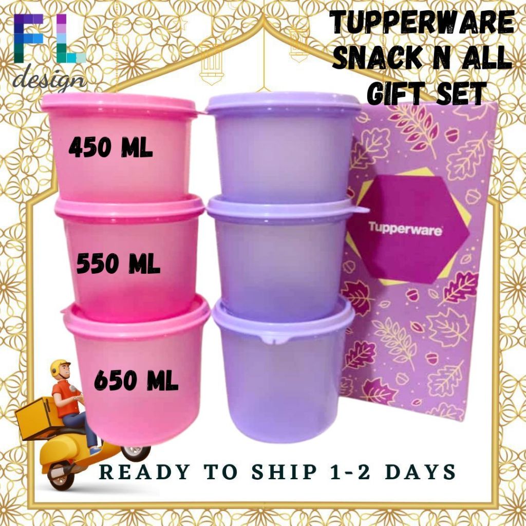 Tupperware Snack N All Gift Set Shopee Malaysia