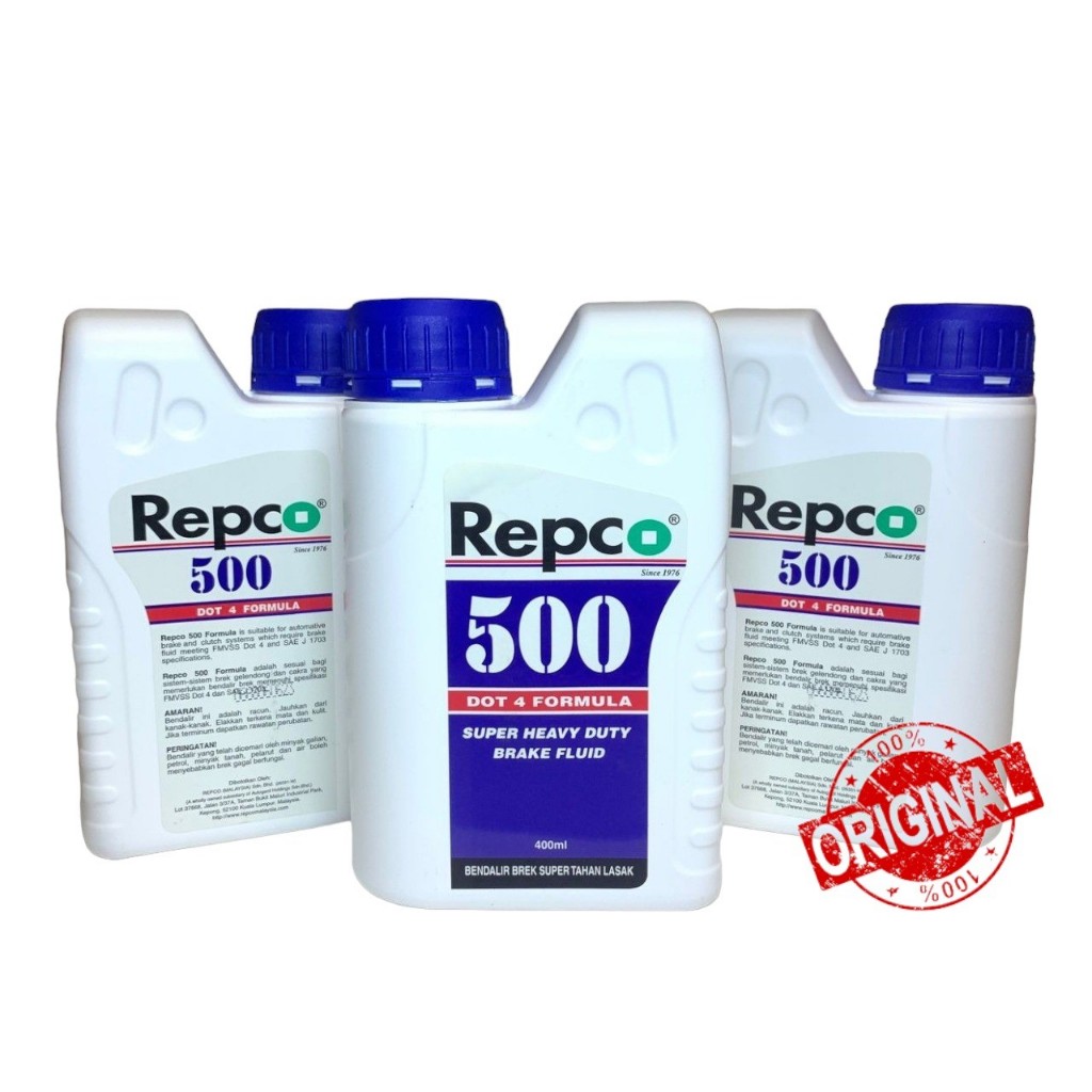 Repco 500 DOT 4 Brake Fluid 400ml Shopee Malaysia