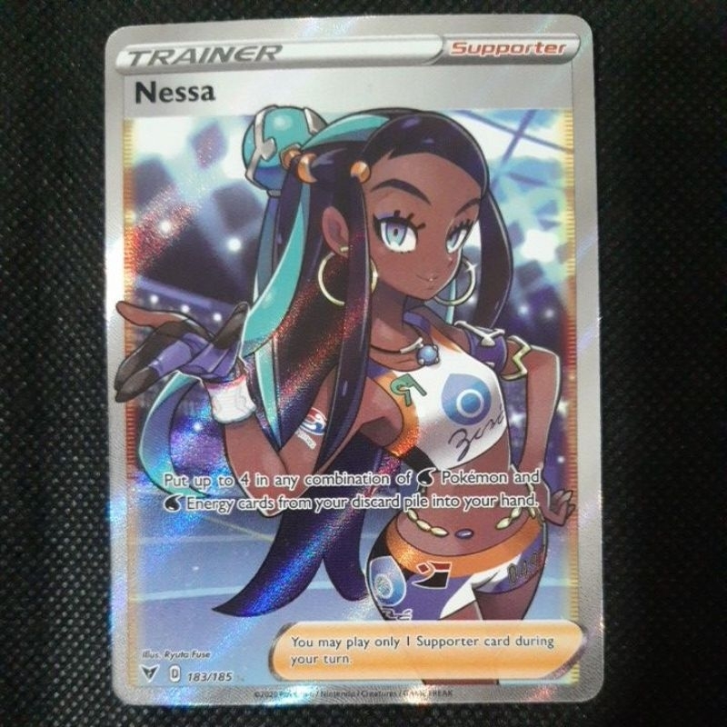 nessa rare trainer card Nessa Full Art Trainer Lost Origin TG27/TG30, NM Pokemon Card