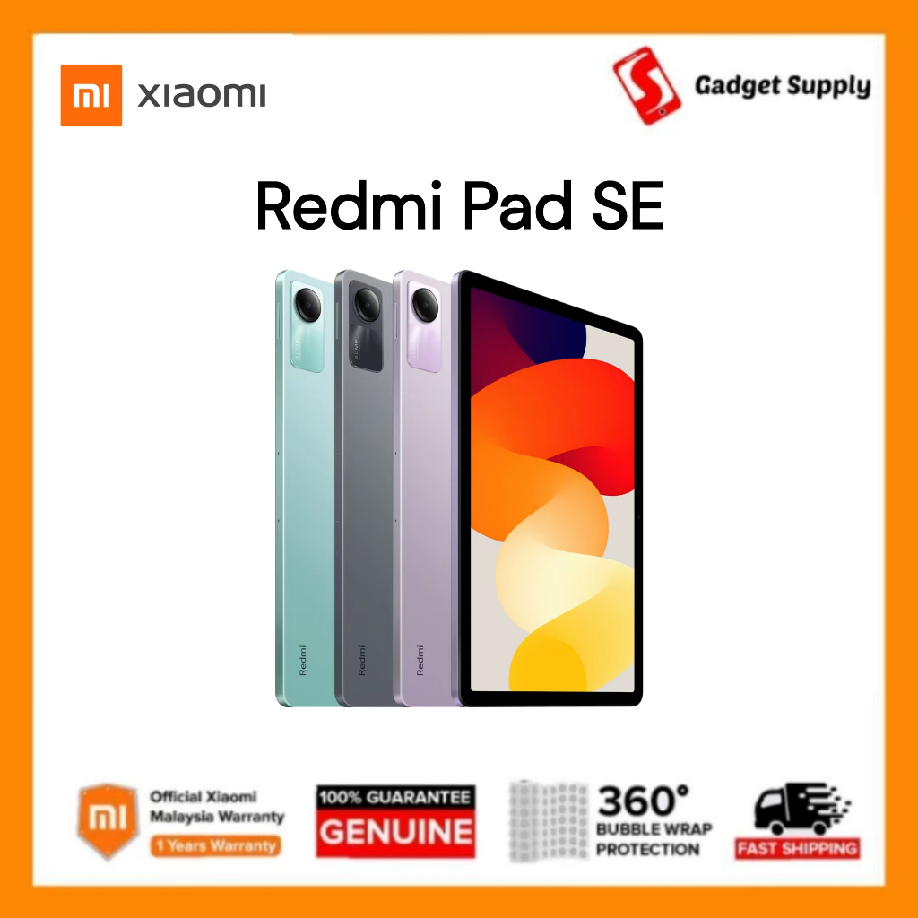 Redmi Pad SE | 8GB RAM 256GB ROM | WiFi only | Shopee Malaysia