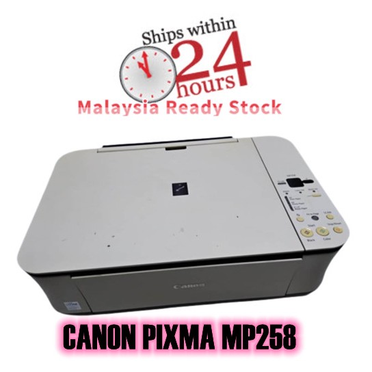 CANON PIXMA MP258 AIO INKJET PRINTER + Ori ink cartridge ( SECOND HAND ...