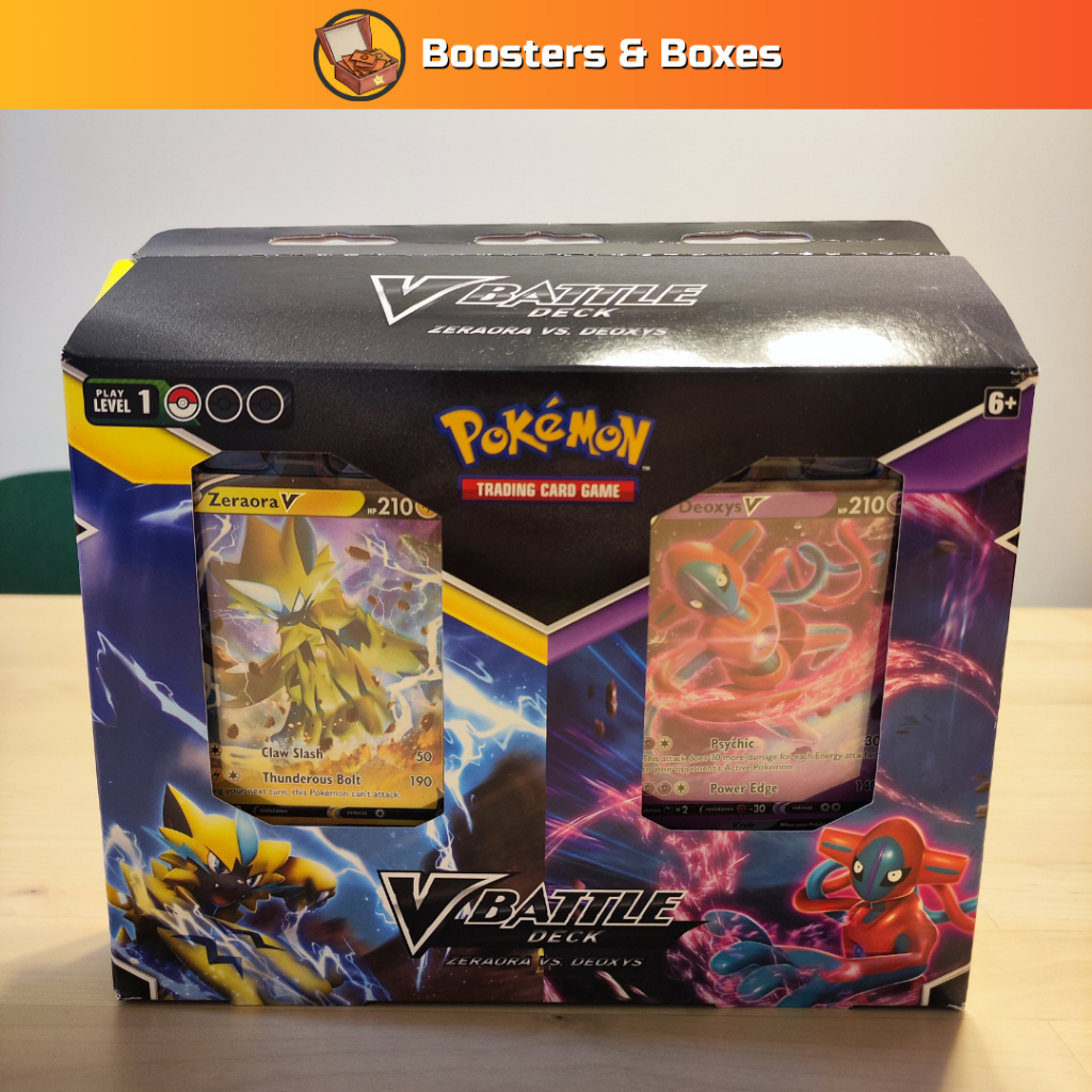 Pokémon Tcg V Battle Deck Zeraora Vs Deoxys Imperfect Packaging Shopee Malaysia 4956