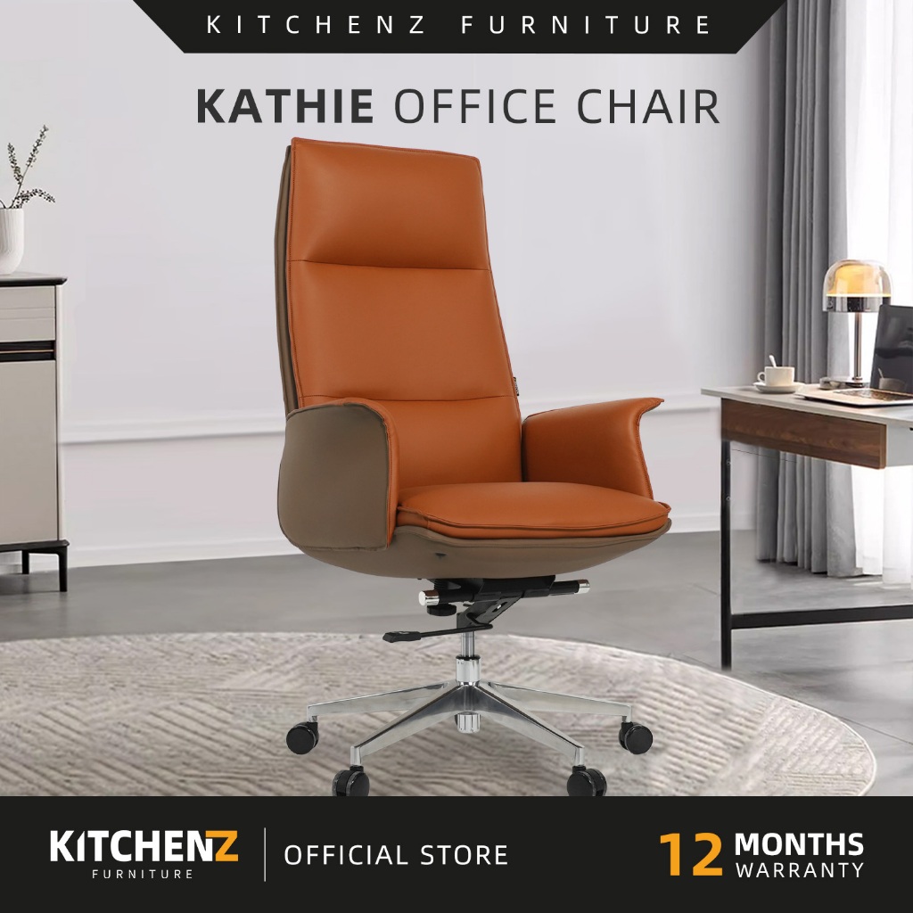 KitchenZ Kathie Director Chair Office Chair Executive Chair High Back Chair Kerusi Pejabat PU