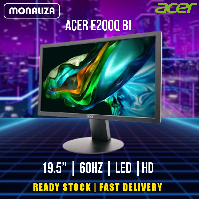 Acer Monitor E200Q 19.5'Inch HD 60Hz | Shopee Malaysia