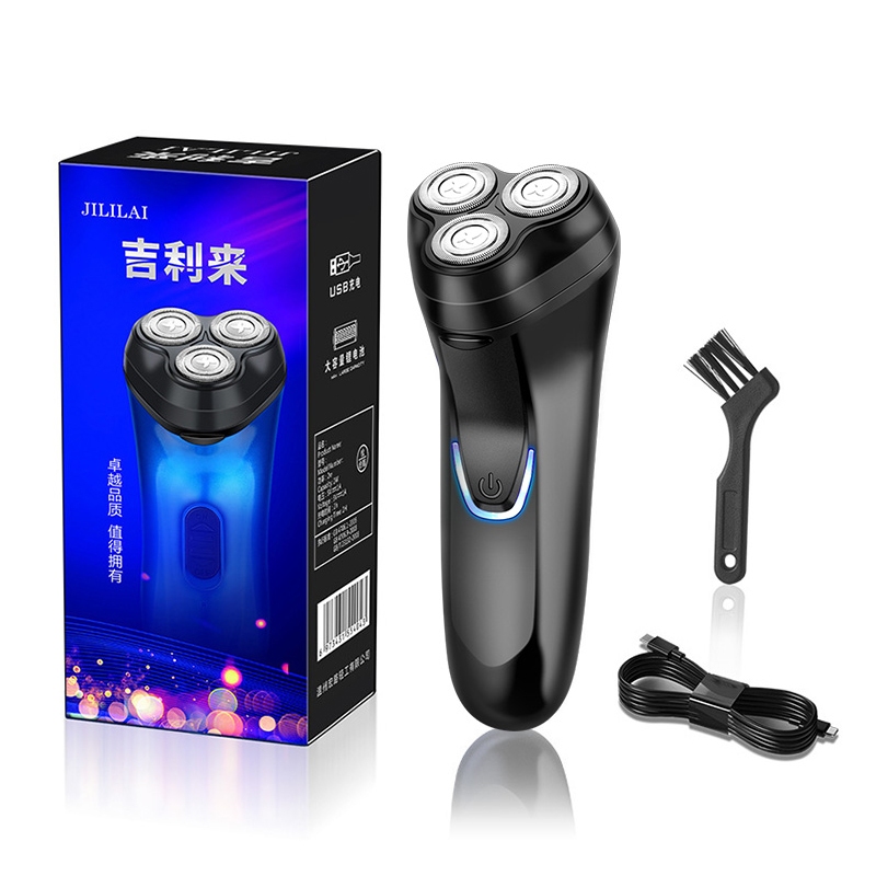 Smart Electric Shaver Three-head Floating Razor USB Rechargeable ...