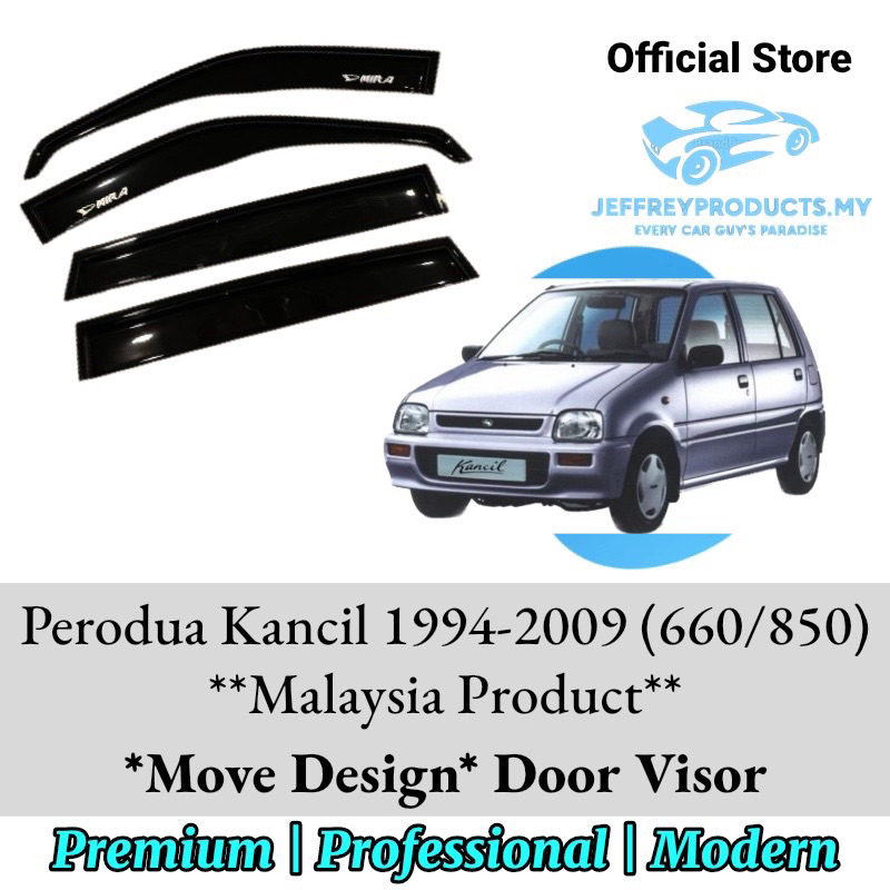 Perodua Kancil Year Door Visor Move Design Shopee Malaysia