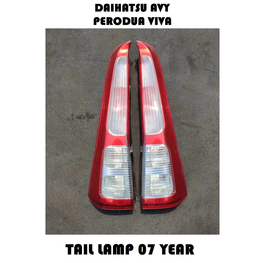 🇯🇵🇯🇵 Daihatsu Avy L250S Perodua Viva Tail Lamp 07 Year / Tail Lamp Set