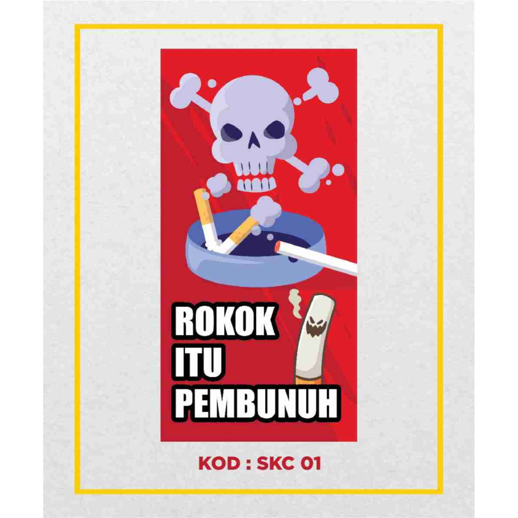 Poster Anti Dadah / Anti Rokok | Poster Kesedaran Ceria | Poster ...