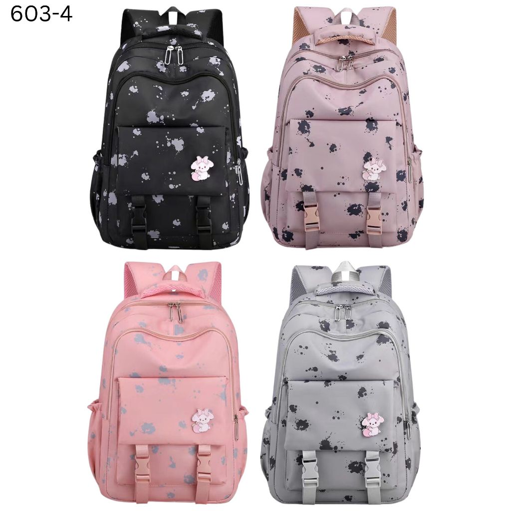 603-4 #Korea Beg Backpack High Quality ( Beg Sekolah / School Bag / Beg ...