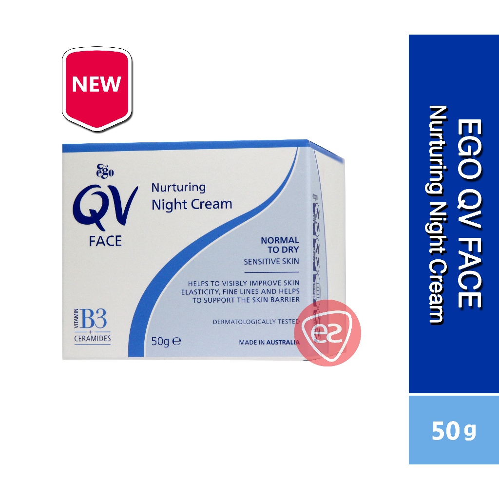 EGO QV FACE NURTURING NIGHT CREAM 50G (FOR NORMAL TO DRY, SENSITIVE