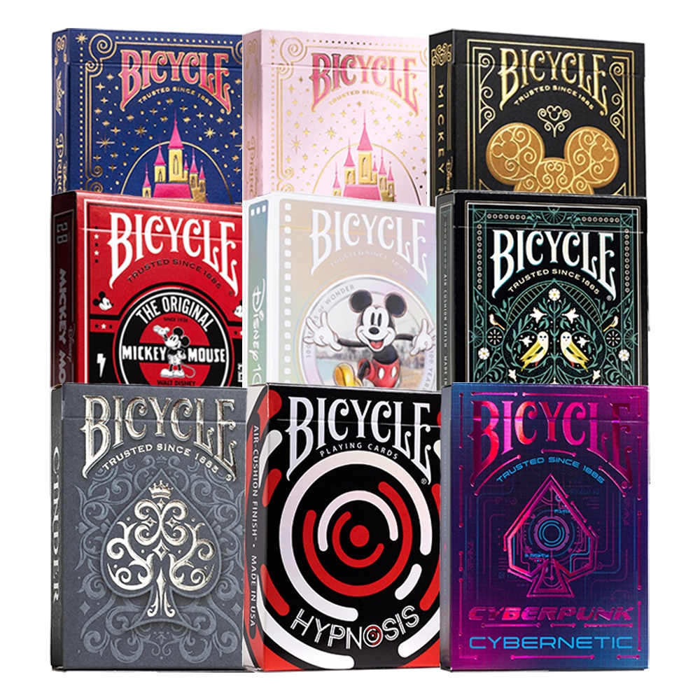 Bicycle Premium Playing Cards, Disney, Mickey,Princes,Cyberpunk, Cinder ...