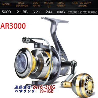 13 Ball Bearing 5.2:1 Full Metal Wire Cup Fishing Reel Fishing Reel