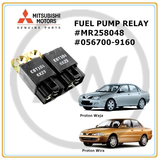 Original Mitsubishi Proton Wira Waja Fuel Pump Relay (2 piece) MR258048 0567009160 Shopee