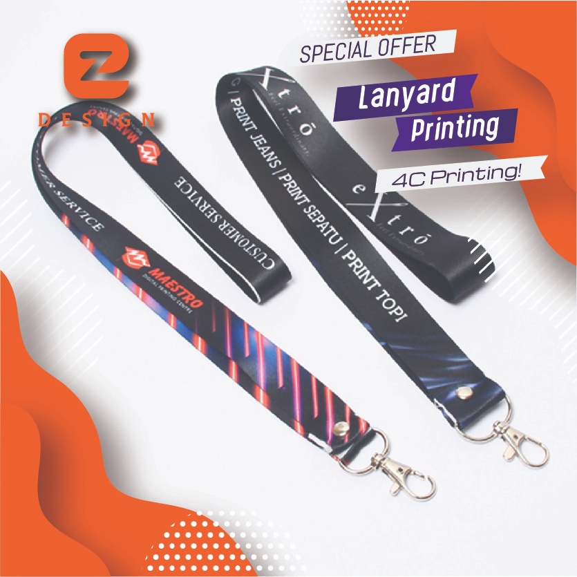 Lanyard Printing / Custom Lanyard Printing / Two Sides Printing ...