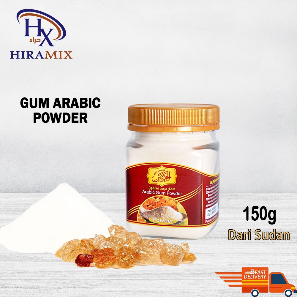 Acacia Gum Arabic Powder Arabic Gum Prebiotic Serbuk Al manna 150g